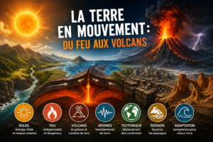 Les 5 forces de la Nature – La Terre : une planète en mouvement